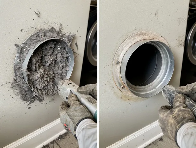 Professional clogged vent cleaning by Valley Falls Dryer Vent Cleaning in Valley Falls