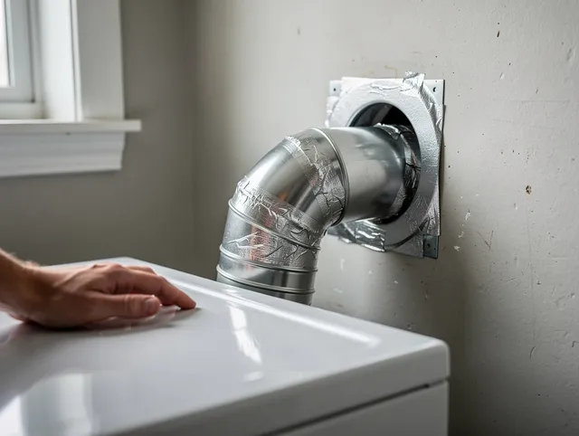 Valley Falls Dryer Vent Cleaning expert performing professional dryer vent repair and installation in Valley Falls