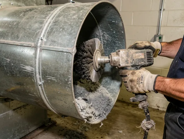 Industrial-grade dryer vent cleaning by Valley Falls Dryer Vent Cleaning in Valley Falls