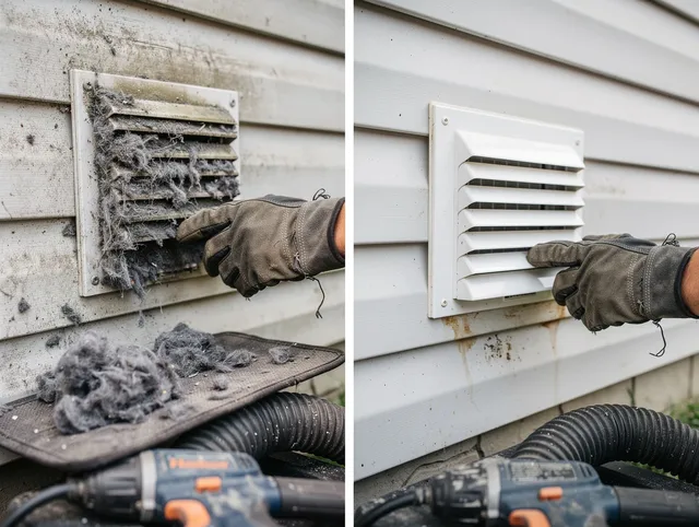Residential dryer vent cleaning by Valley Falls Dryer Vent Cleaning in Valley Falls
